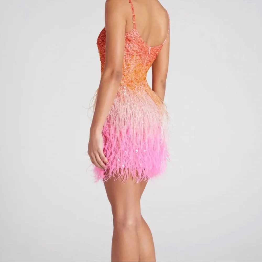 NADINE MERABI Cassie Sunset Dress sz XS NWT - Picture 5 of 11